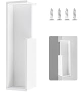 MOROBOR 1 Pcs Pocket Door Edge Pull, Hidden Handle Sliding Door Pulls Hardware Recessed Finger Fl...