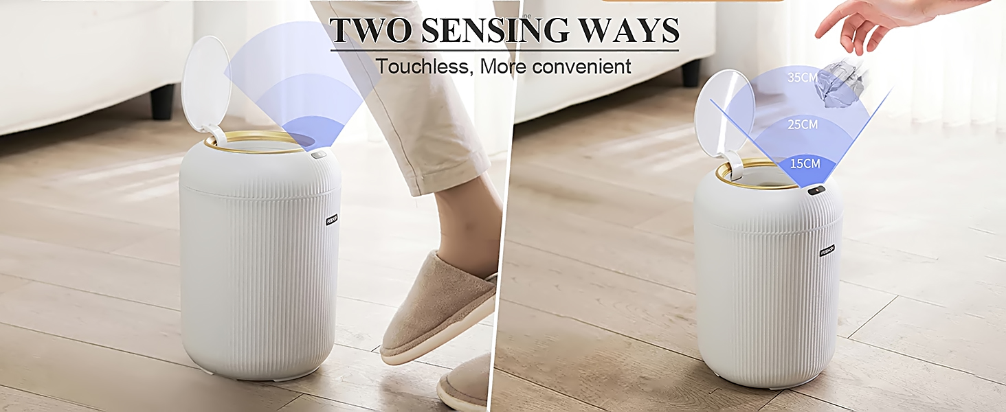 touchless trash can