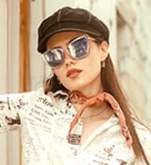 Joopin Oversized Cateye Sunglasses for Women, Fashion Metal Frame Cat Eye Womens Sunglasses