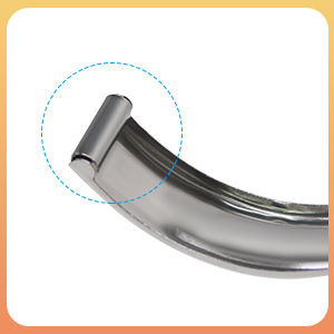 smooth metal clips