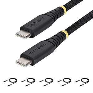 USB-C Charging Cable, 60W (3A) PD, Dual-Layer Braided Nylon/TPE Jacket