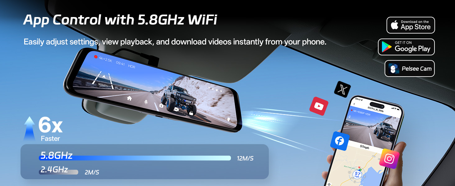 rearview mirror backup camera