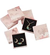 Craftdady 6Pcs Pink Square Jewelry Boxes Small Ring Box for Jewelry Display | Cardboard Earring B...