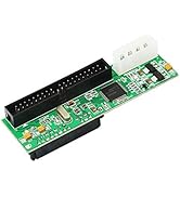 SinLoon SATA Female to 40 pin Male 3.5 inch IDE Adapter for PC and Mac Computer to SATA Hard Driv...