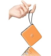 VRURC 10000mAh Portable Charger for iPhone with Built-in Cables, 22.5W Fast Charging Power Bank w...