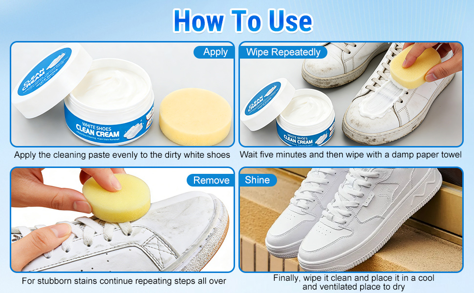 White Shoe Cleaner Cream