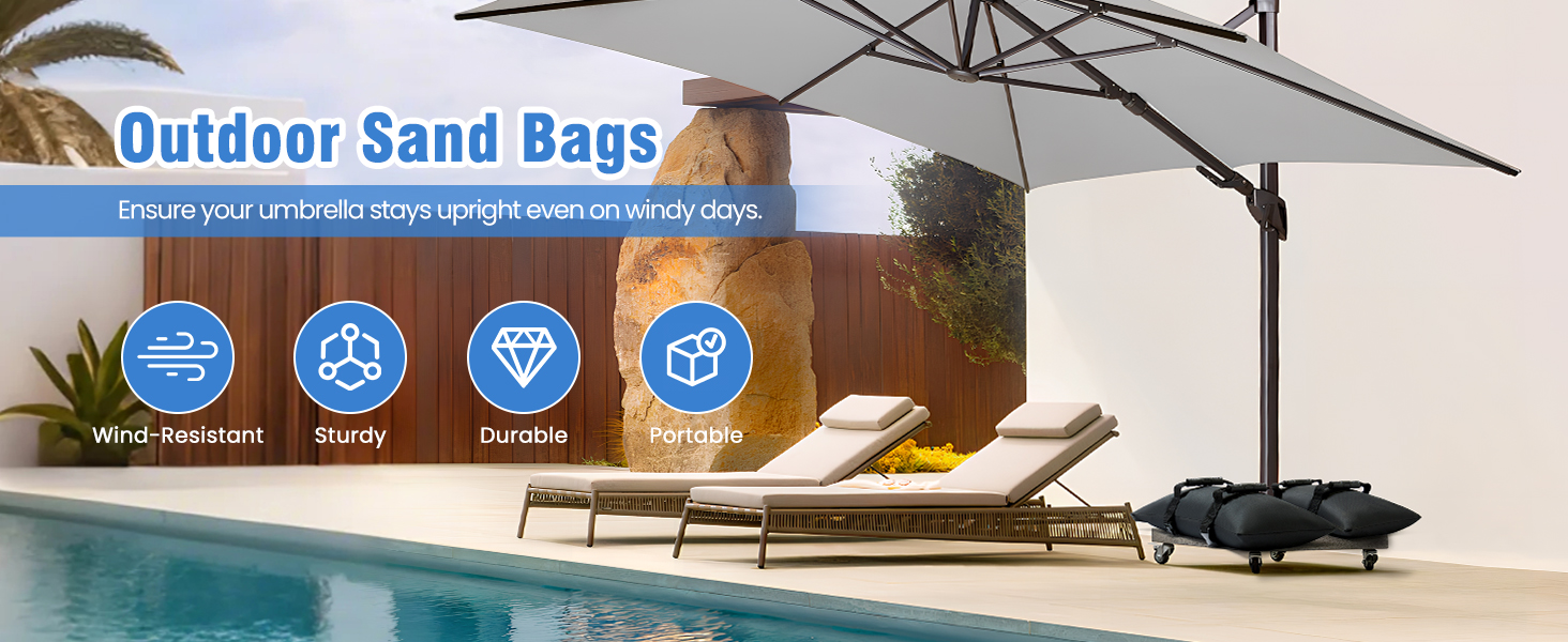 outdoor sand bags