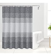 Olanly Waffle Shower Curtain 72x72 Inches, 260 GSM Heavyweight Fabric, Machine Washable, Waterpro...