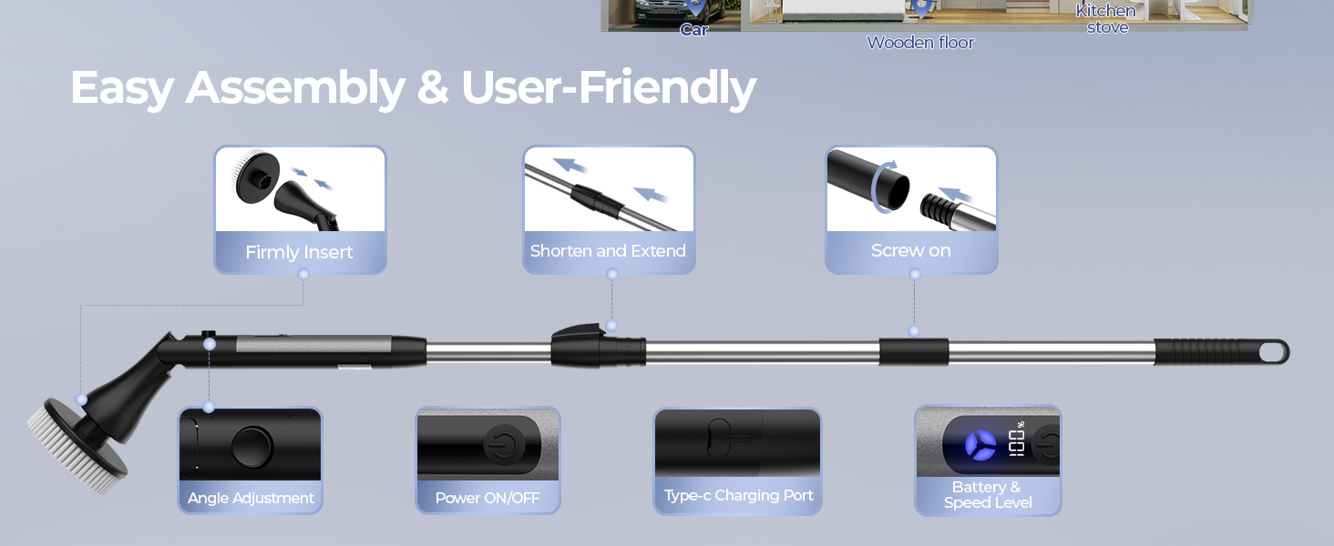 bathroom scrubber electric