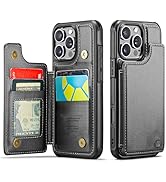for iPhone 16 Pro Case Wallet with Card Holder, Wallet Case for iPhone 16 Pro,RFID Blocking, Upgr...