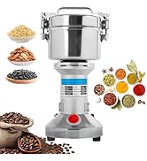 750g Electric Grain Mill Grinder, 2000W High-Speed Stainless Steel Dry Food Grinder, for Grains, ...