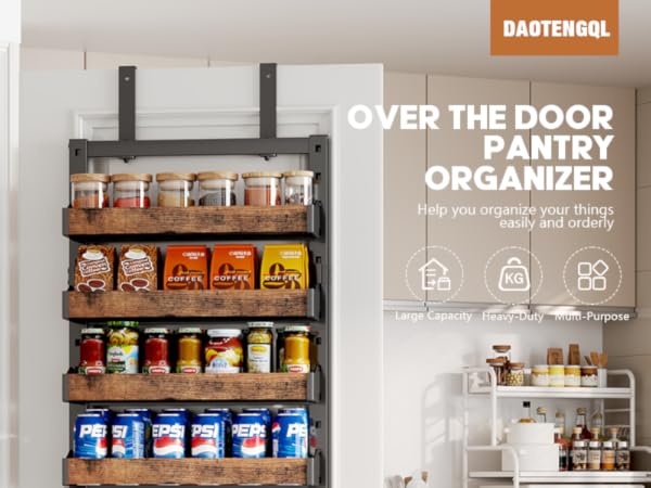 pantry door organizers and storage