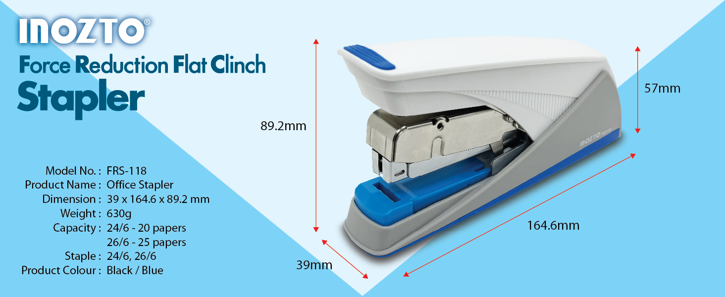 INOZTO Easy-Flat Stapler
