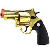Toy Revolver Gun Gold Fidget Gun Toys for Ages 8-13 (Cannot Fire, for Role-Play Only), Pretend Pl...