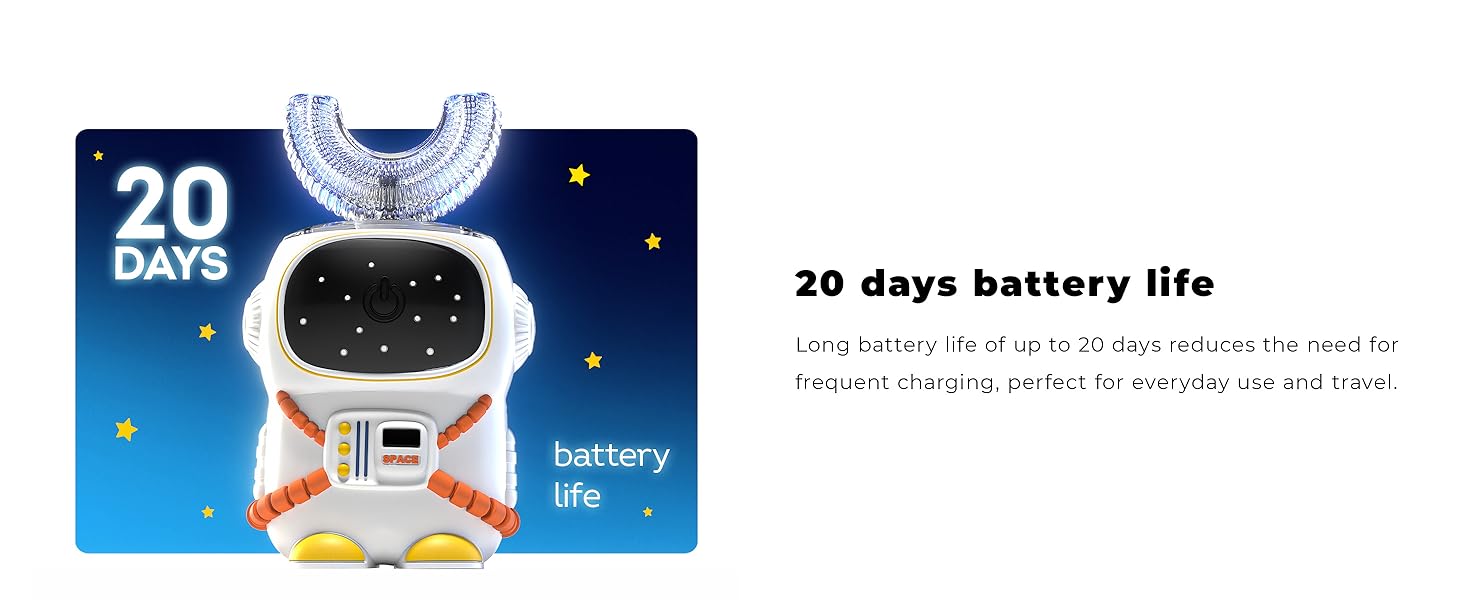 kids u shaped electric toothbrush