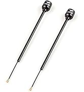 HGLRC LHCP Long Range Antenna FPV Hammer 2.5dBi Mini 5.8G for RC Drone (2pcs long UFL)