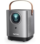 [Unique Handle Design] Mini-Projector, Mini Projector with 5G WiFi and Bluetooth, 1080P Smart Por...