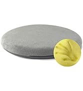 Sigmat Memory Foam Seat Cushion Anti-Slip Soft Round Stool Cushion Chair Pad 20 Inch Grey