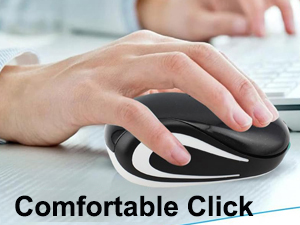 Wireless Mouse Mini Small Silent Cute Pocket Portable Compact Travel USB Tiny Optical Mice