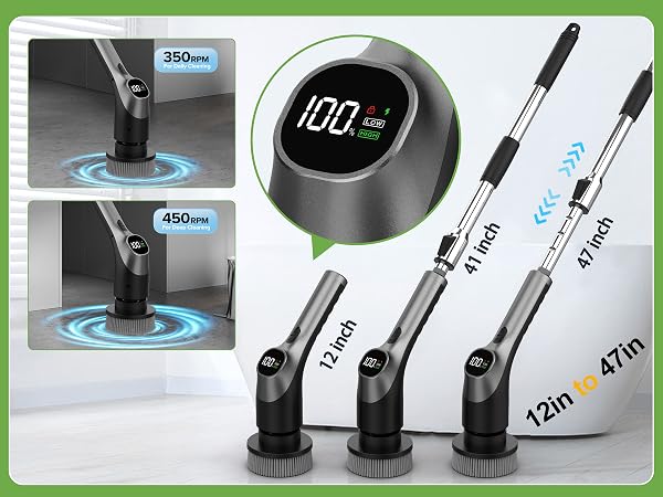 spin brush for cleaning