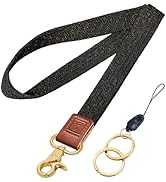 Fishent Stretchy Neck Lanyard, Cute Keychain Lanyard for Women Men Teacher, Long Lanyard for ID B...