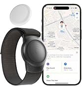 GPS Tracker for Kids, Teen, Autism, Special Needs, Elderly, Dementia, GPS Tracker Works with Find...