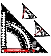 Greywolf Carpenter's Triangle, 7 inches, Adjustable Rafter Square, Multi-Purpose Carpenter's Meas...
