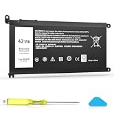 WDX0R 11.4V 42Wh laptop battery for dell Inspiron 13 15 5000 7000 Series 5368 5378 5379 5565 5567...