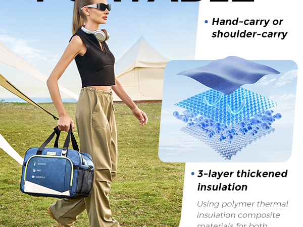 Portable Electric Cooler Backpack