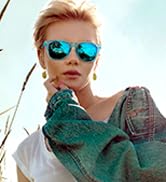 Joopin Square Sunglasses Polarized UV Protection Trendy Designer Sun Glasses Men Women