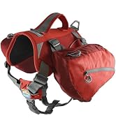 Kurgo Dog Saddlebag Backpack, Back Pack Dog Harness, Hiking Pack for Dogs, Packs for Pets to Wear...