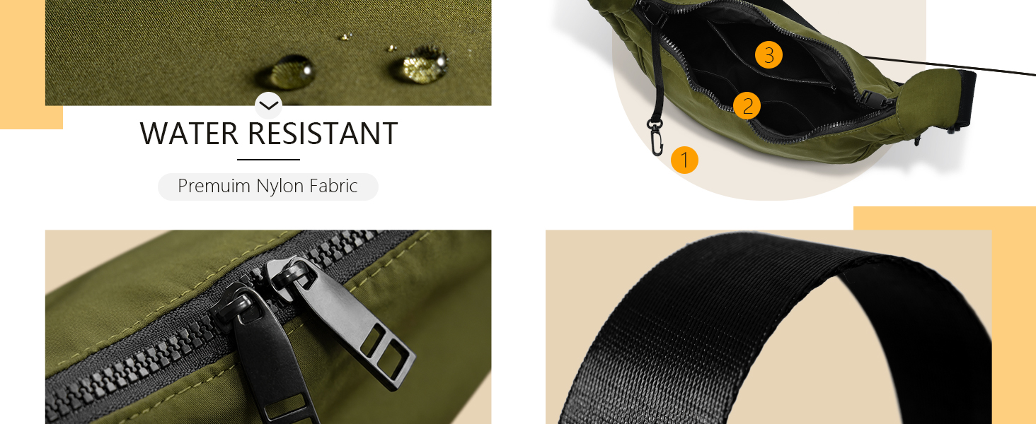 Medium crescent bag