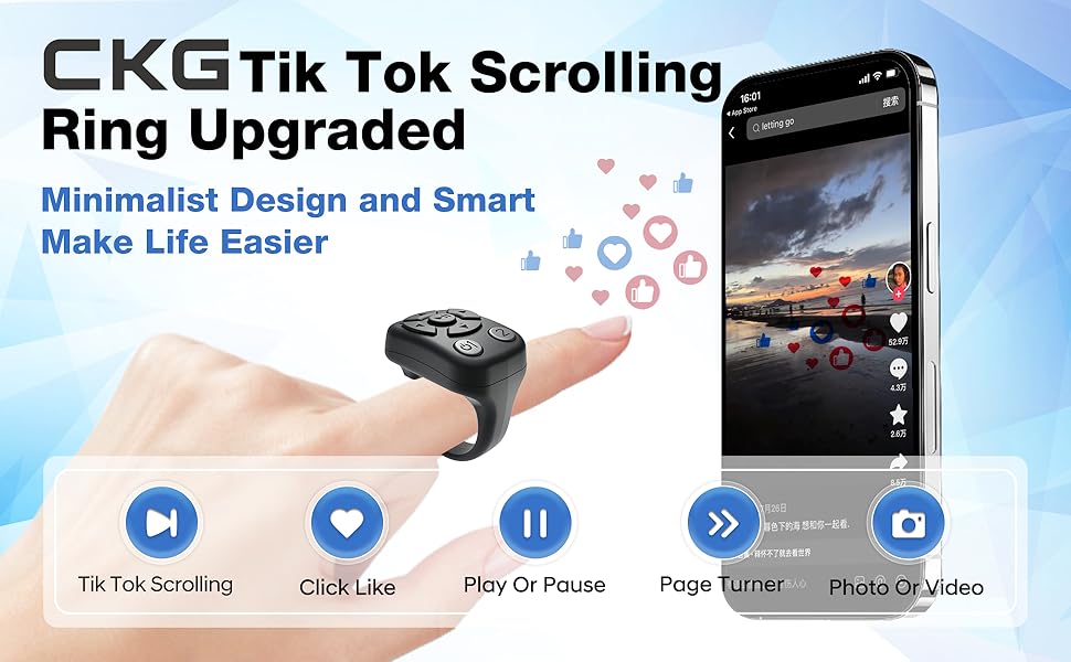 tiktok scrolling ring