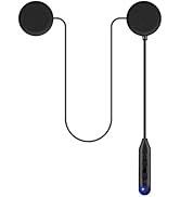 ELIKIDSTO Motorcycle Helmet Bluetooth Headset with HiFi Stereo Sound,Large Battery,Bluetooth Helm...