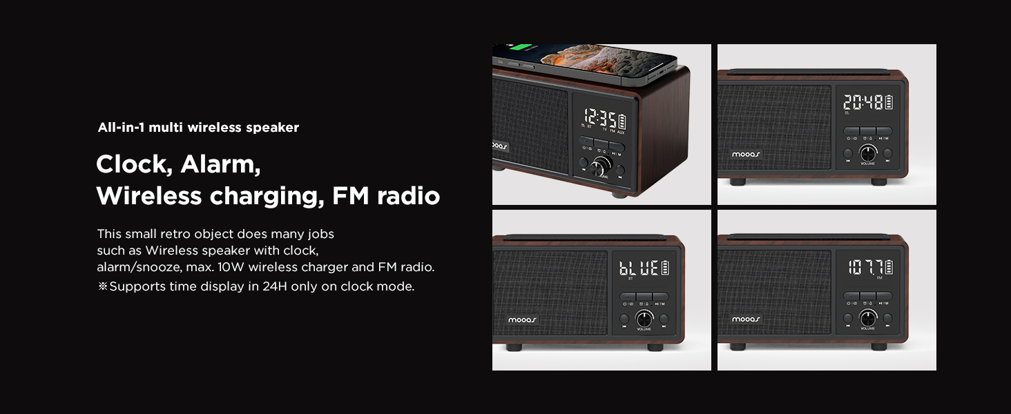 All-in-1 multi wireless speaker