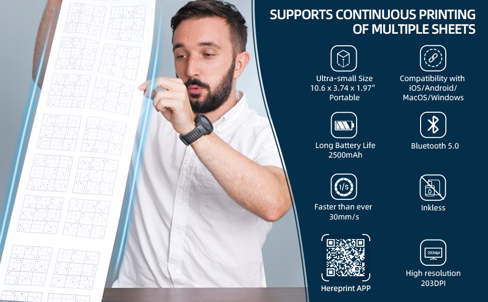 portable printers wireless for travel