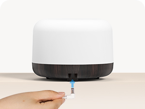 the power interface of the machine is located at the bottom edge