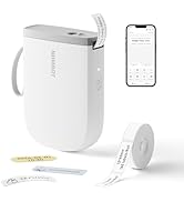 NIIMBOT D11 New Version Label Maker Machine with Tape,300DPI Bluetooth Label Printer, Portable Th...