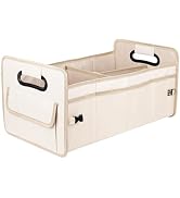 JiatuA Car Trunk Organizer Car Storage with 9 Pockets Collapsible Multi Compartment Waterproof Ad...