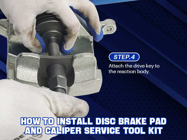 Disc Brake Piston Caliper Compressor Rewind Tool Set
