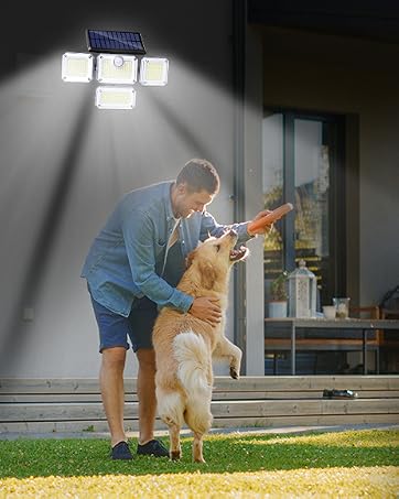 Solar energy illuminates