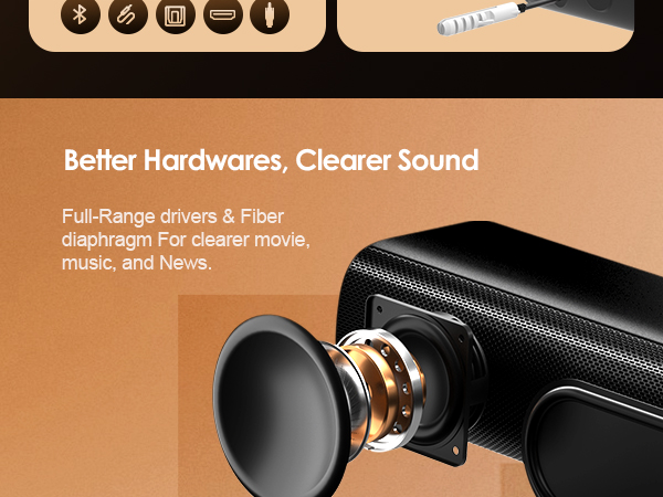 Rythflo tv sound bar