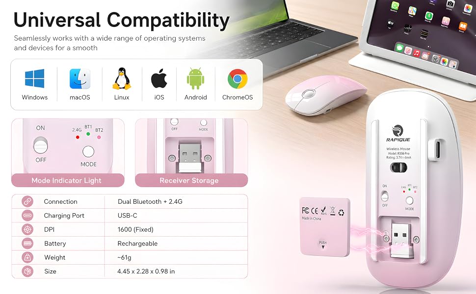 R306PRO Wireless Mouse