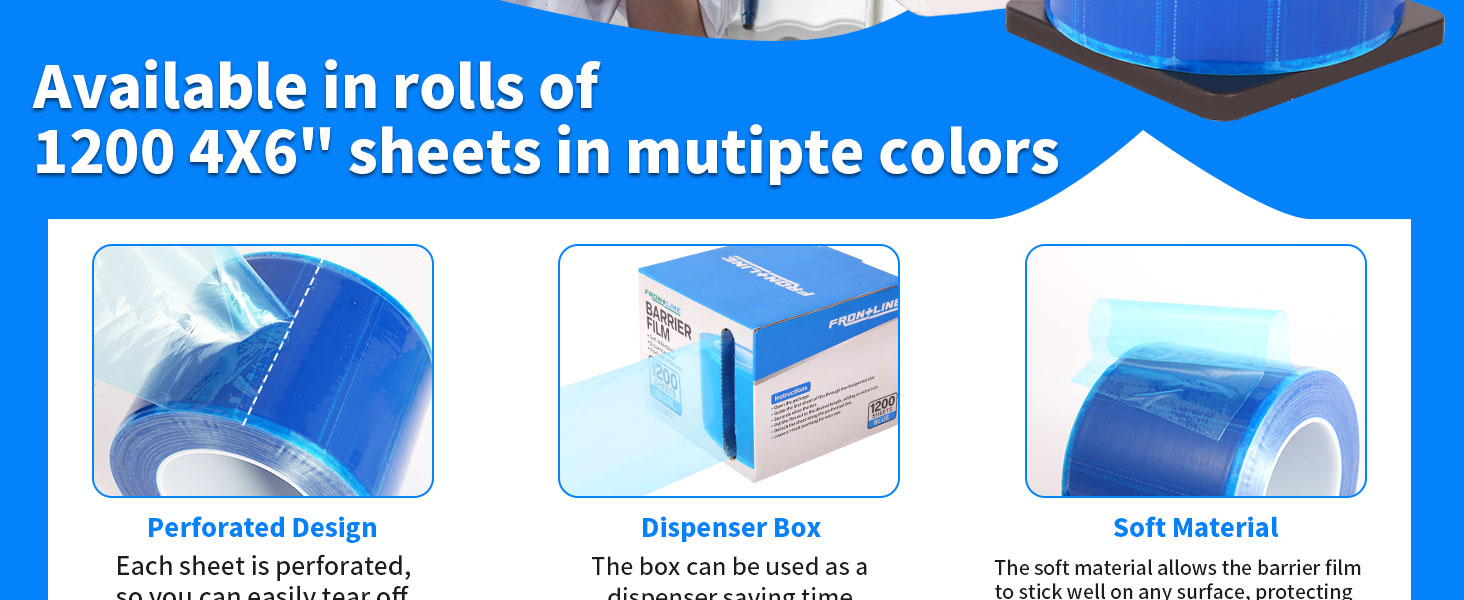 Tattoo Barrier Film Roll Pink Medical Protection Tattooing Sanitation Supplies Dentist