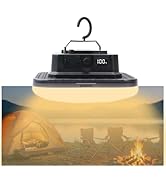 Transparent Portable Rechargeable LED Camping Lights With LCD Battery Indicator, Waterproof Outdo...