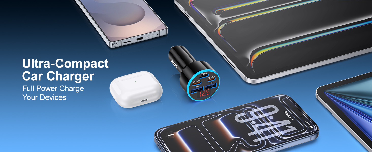 car usb charger multi port