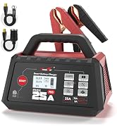 TowerTop 25A Max Pro Battery Charger: 12V Fully Automatic Smart Trickle Charger, Automotive Batte...