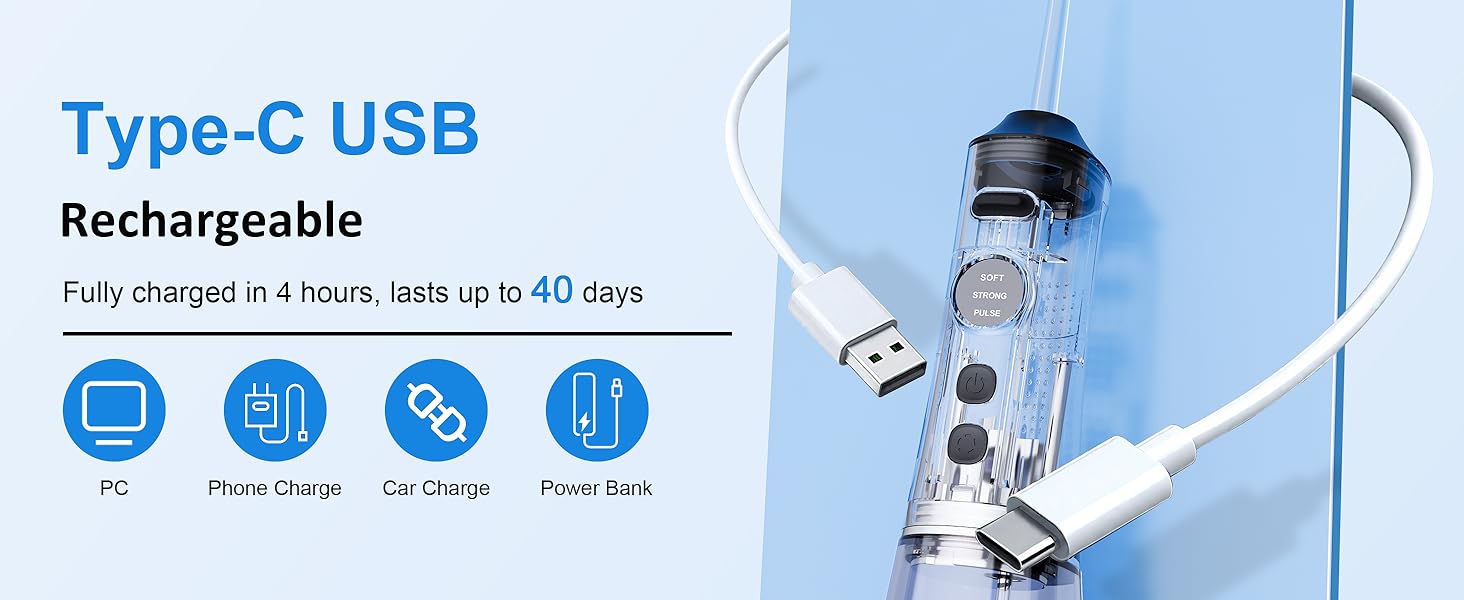 Water Dental Flosser for Teeth