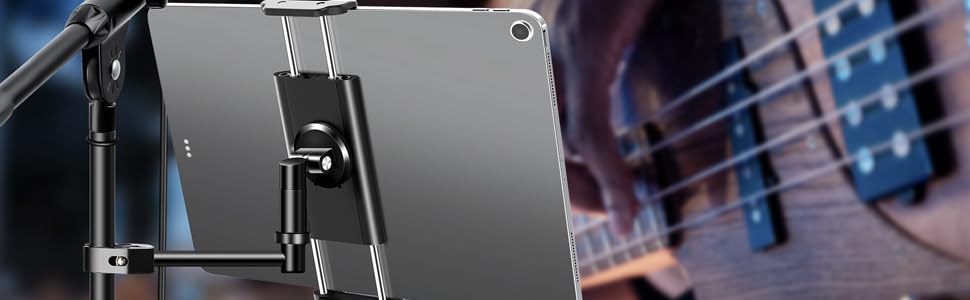 mic stand ipad holder