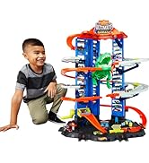 Hot Wheels City Robo T-Rex Ultimate Garage Multi-Level Multi-Play Mode Stores 100 Plus 1:64 Scale...